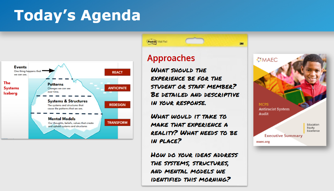 MCPS SP Phase 2 Todays Agenda