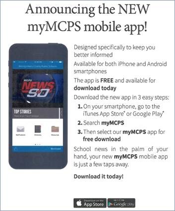 myMCPS Mobile App